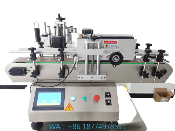 Label Sticker Round - Aufkleber-Etikettiermaschine für runde Gläser verschiedener Größen,
