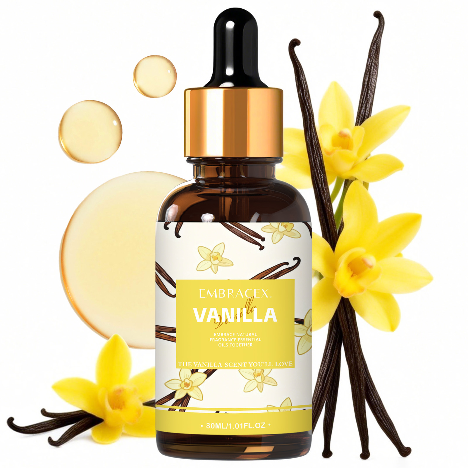 Candle Making Fragrance Oils - 30 ml ätherisches Vanilleöl für Diffusoren,