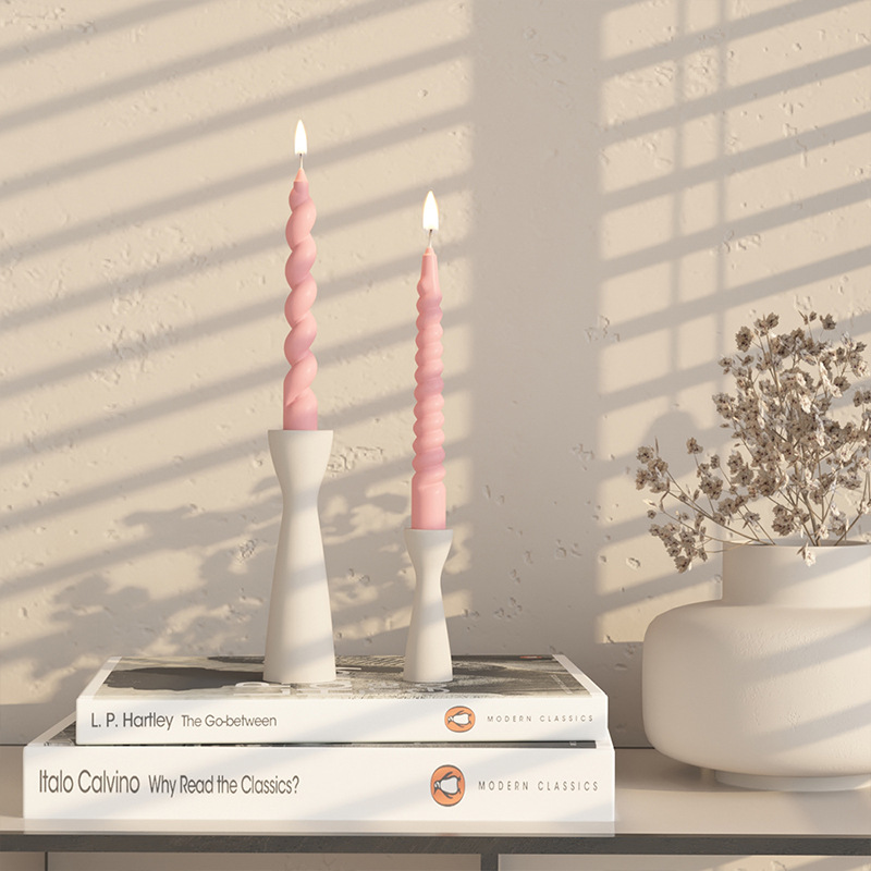 Candle Making Place - Neue Kerzenhalter Silikon-Kerzenform DIY Kerzen Gips-Basis