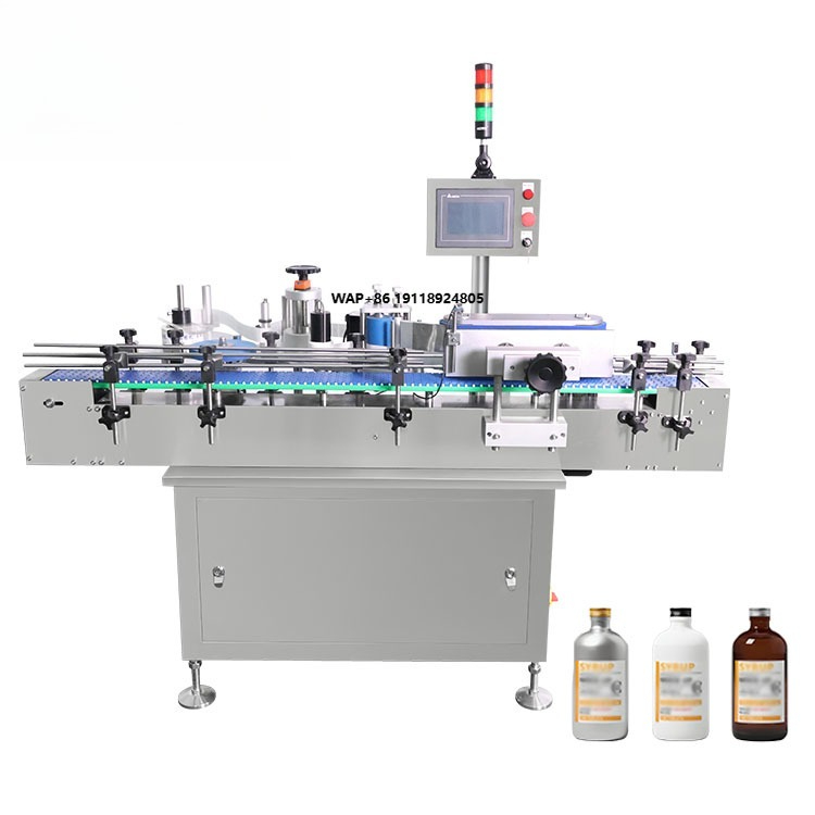 Label Sticker Round - Hochgeschwindigkeits-Vollautomatische Etikettiermaschine für PET-Plastikflaschen und Rundflaschen