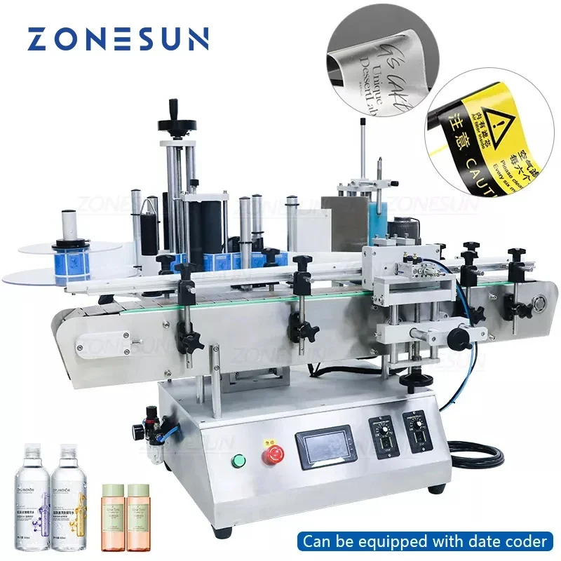 Label Sticker Round - ZONESUN ZS-TB500A Automatische Etikettiermaschine für Runde
