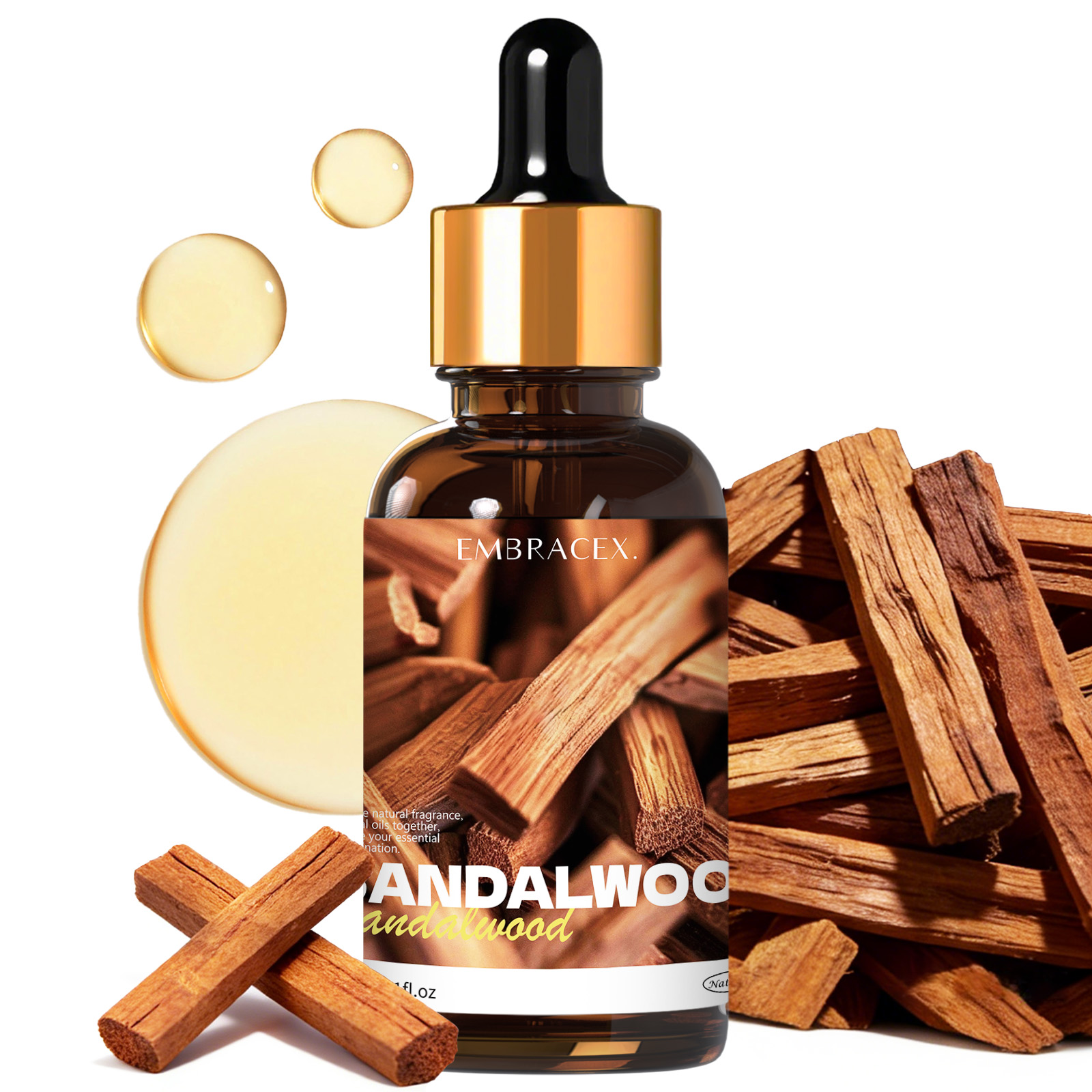 Candle Making Fragrance Oils - 30ml Sandelholz Natürliches Pflanzen-Ätherisches Öl Auto-Lufterfrischer