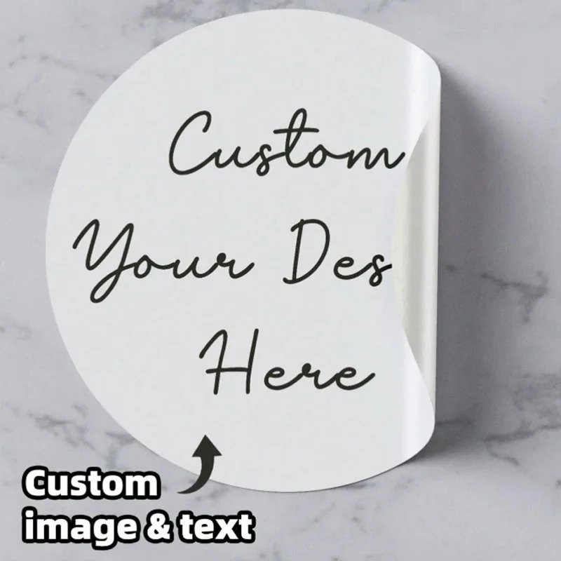 Individuelle runde Aufkleber,  – Label Sticker Round Bewertung und Preis