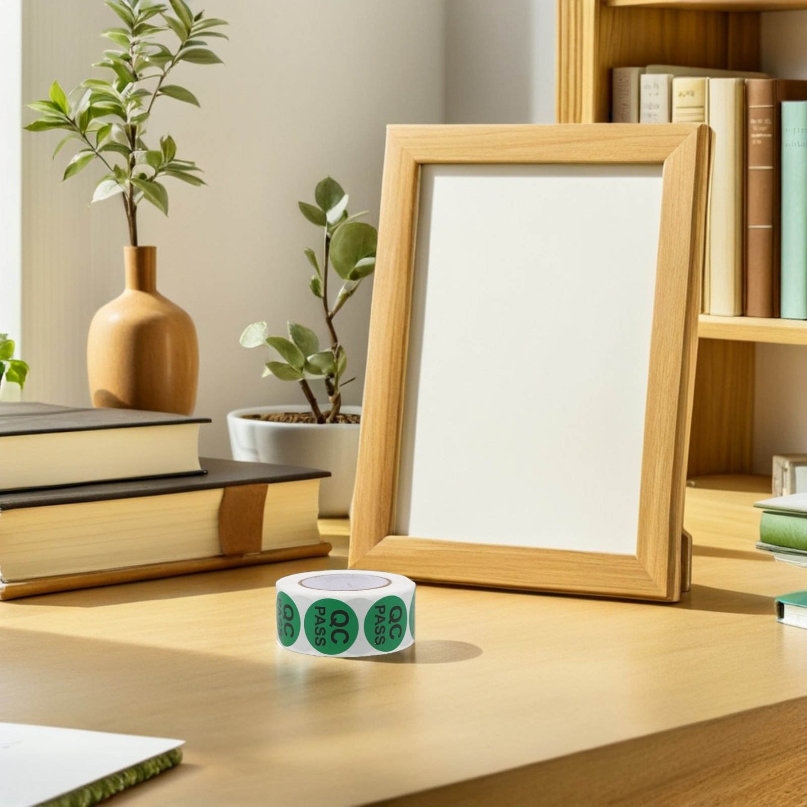 5 Rollen runde, selbstklebende – Label Sticker Round Bewertung und Preis