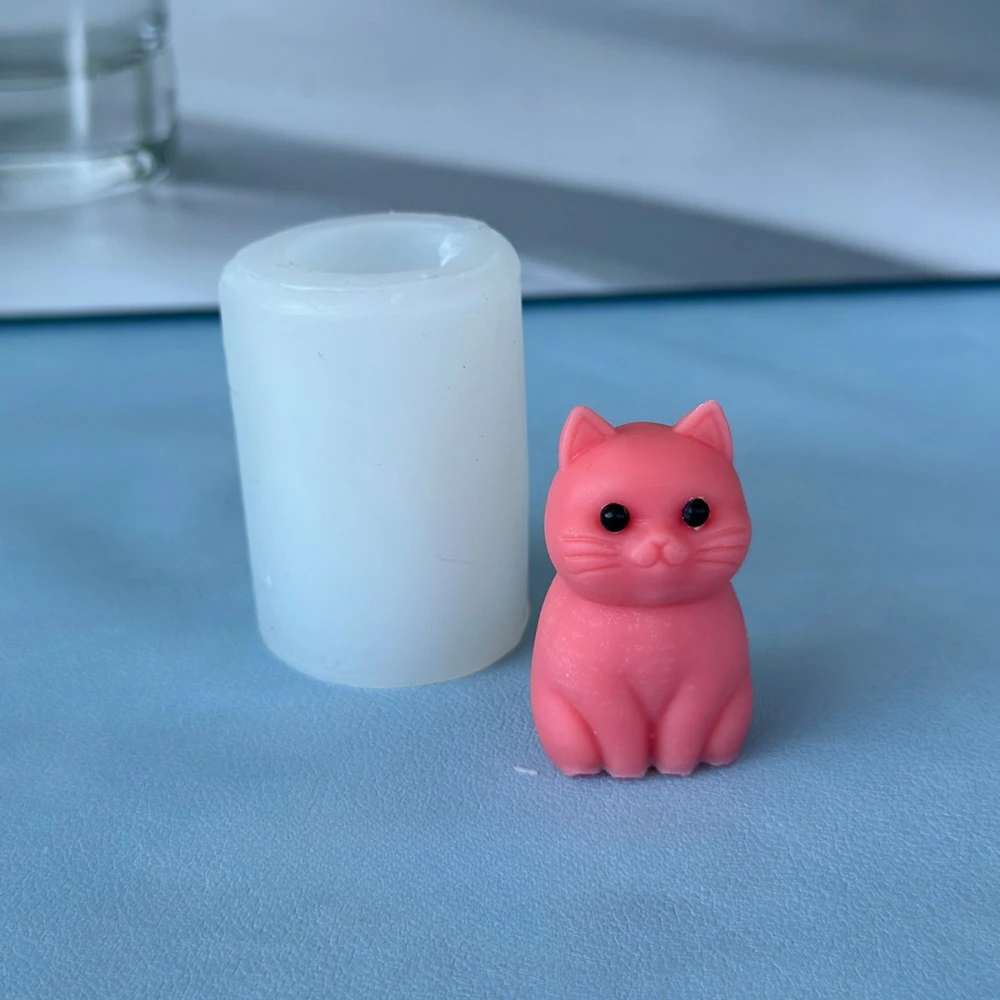 3D fette katze Tier Silikon Ke – Candle Making Fat Bewertung und Preis