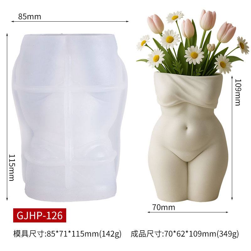 3D Chubby Female Torso Vase Si – Candle Making Fat Bewertung und Preis