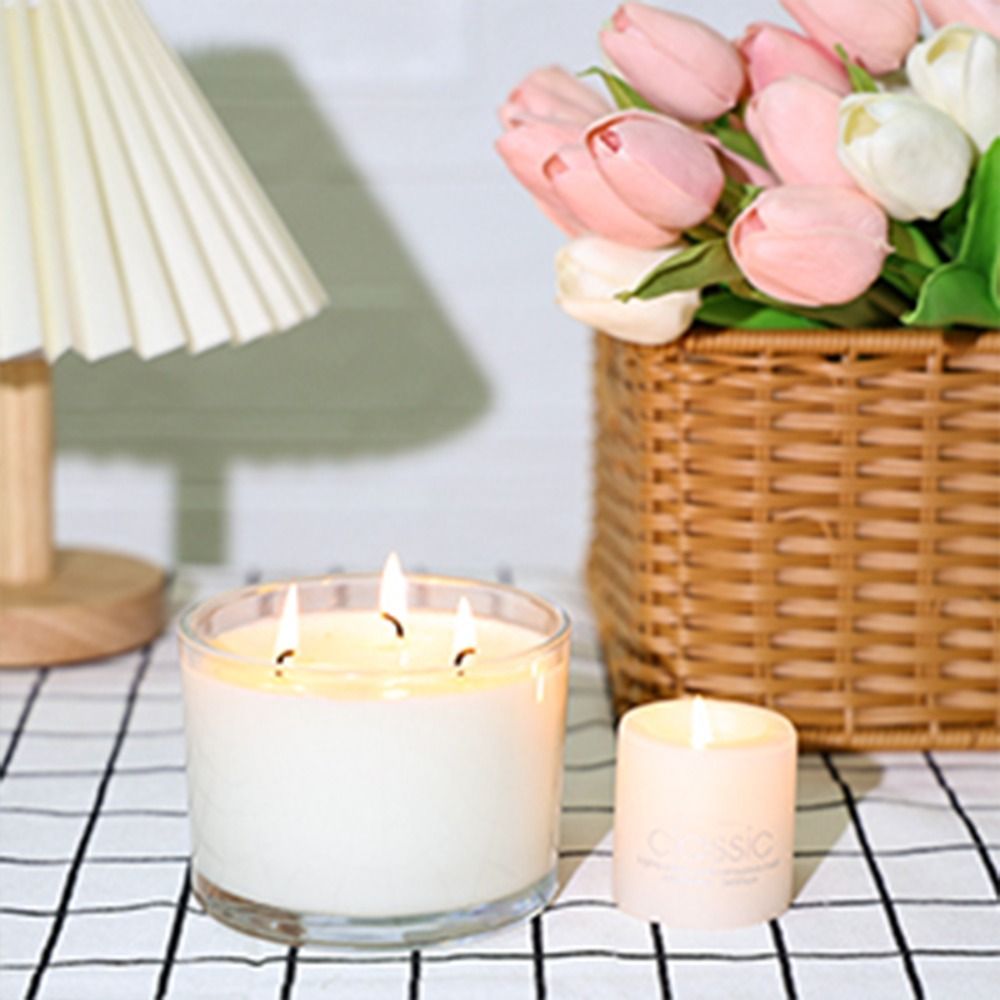 Klarglas-Kerzengläser, kleine, – Candle Making Glass Bewertung und Preis