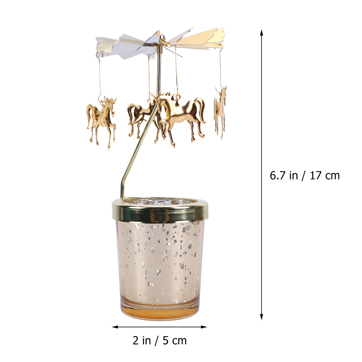 Rotierender Glas-Kerzenhalter, – Candle Making Glass Bewertung und Preis