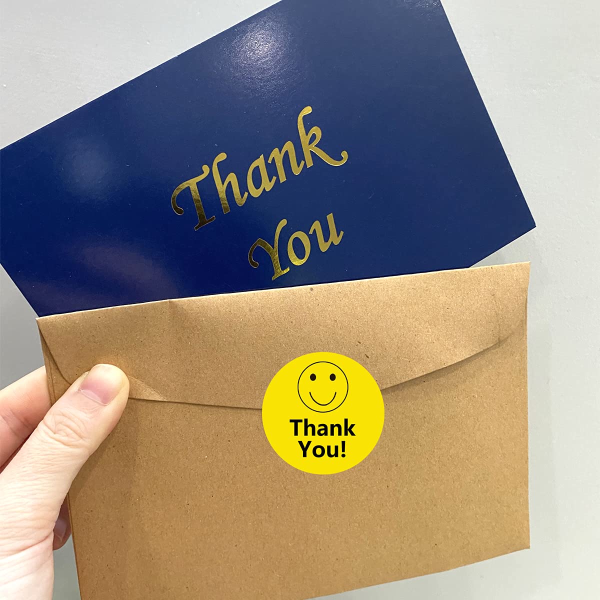 Smile Dankeschön-Aufkleber, ge – Label Sticker Round Bewertung und Preis