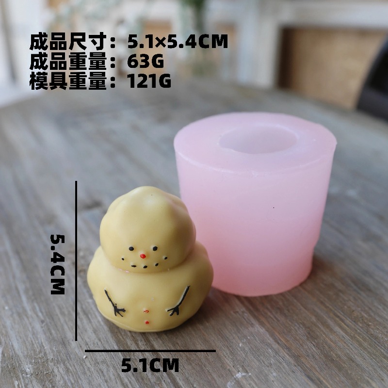 Fetter Schneemann Silikonform  – Candle Making Fat Bewertung und Preis