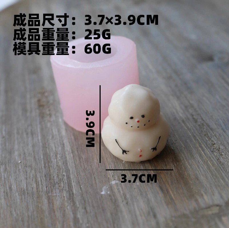 Fetter Schneemann Silikonform  – Candle Making Fat Bewertung und Preis