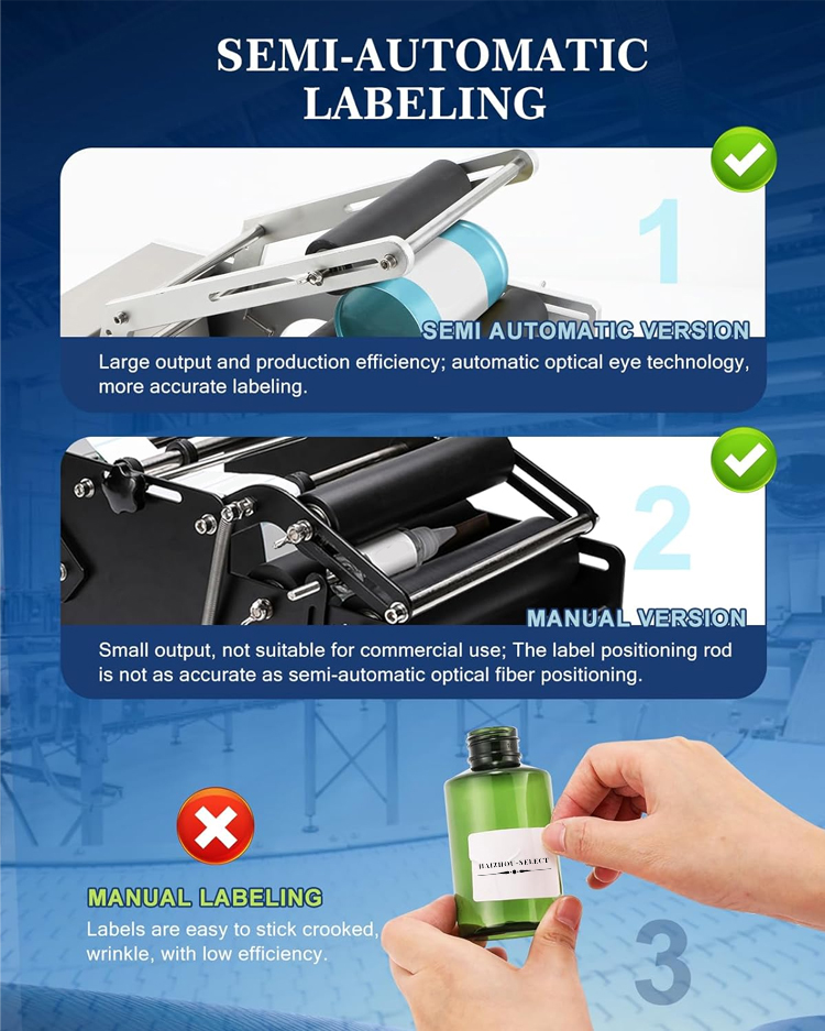 HAIZHOU MT-50 Halbautomatische – Label Sticker Round Bewertung und Preis