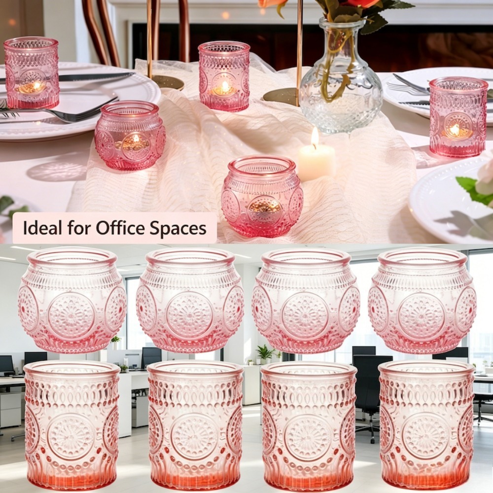 Vintage Geprägte Glas-Teelicht – Candle Making Glass Bewertung und Preis