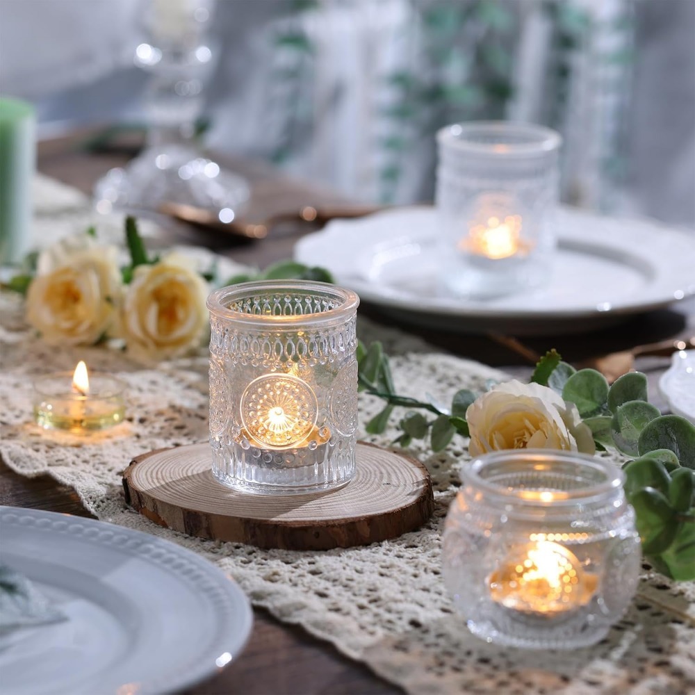 Vintage Geprägte Glas-Teelicht – Candle Making Glass Bewertung und Preis