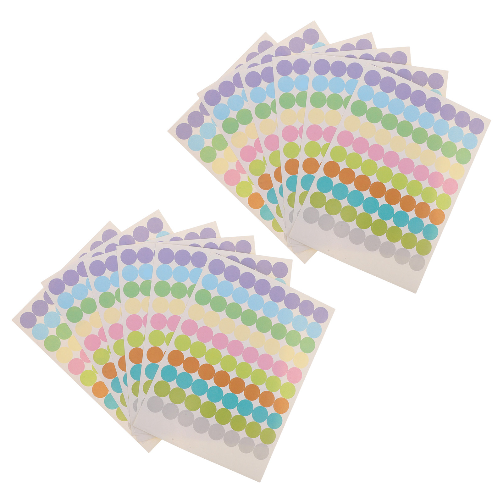 20 Blatt kleine runde Etikette – Label Sticker Round Bewertung und Preis