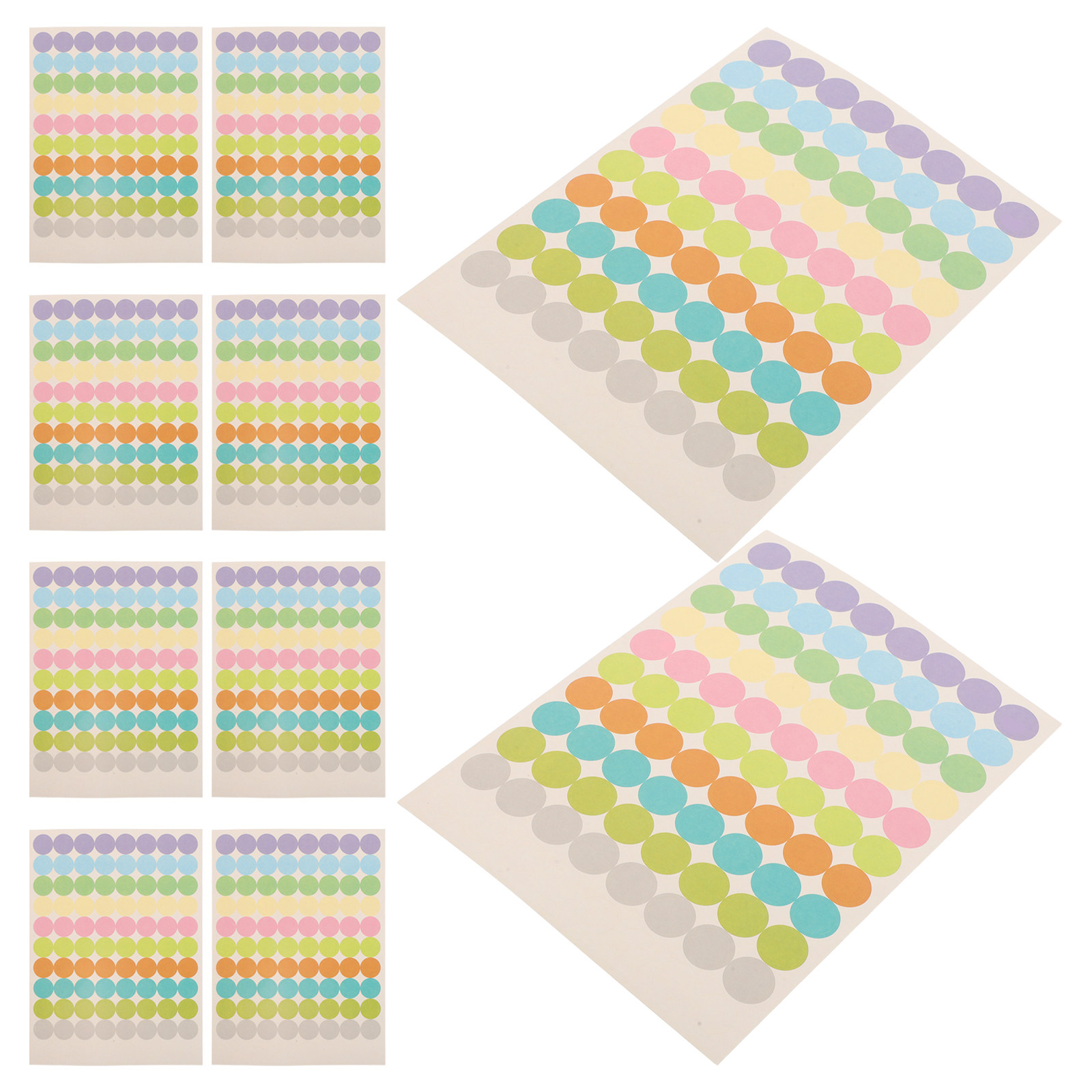 20 Blatt kleine runde Etikette – Label Sticker Round Bewertung und Preis