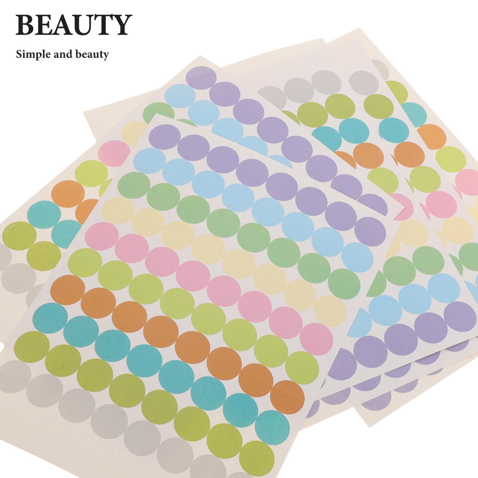 20 Blatt kleine runde Etikette – Label Sticker Round Bewertung und Preis