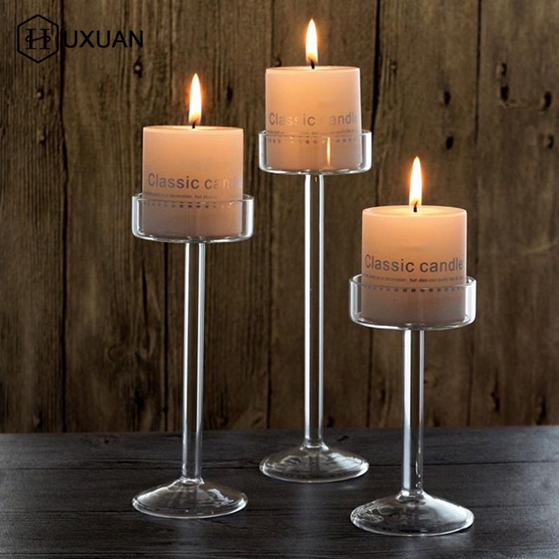 Hohes Glas Kerze Halter Transp – Candle Making Glass Bewertung und Preis