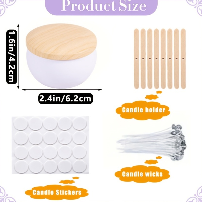 Weiße, matte, leere Kerzengläs – Candle Making Jars Wholesale Bewertung und Preis