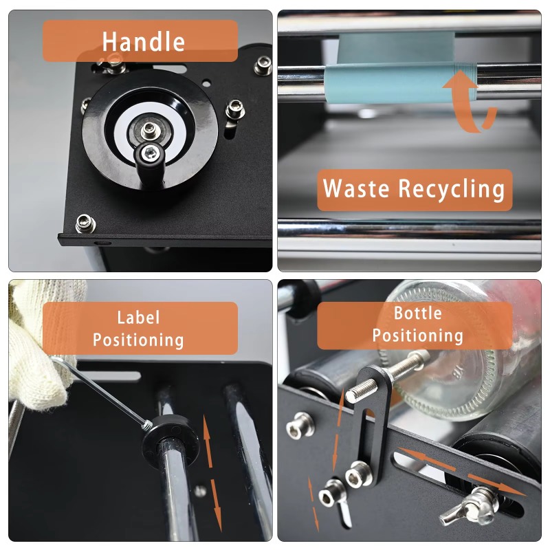 Manuelle Rundflaschen-Etiketti – Label Sticker Round Bewertung und Preis