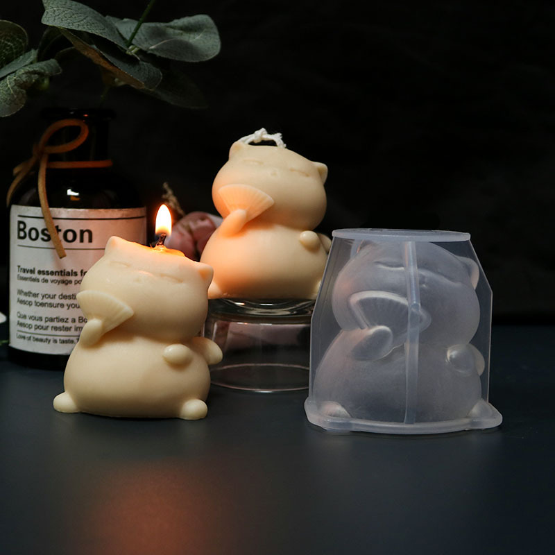 Süße dicke Katze Silikon Kerze – Candle Making Fat Bewertung und Preis