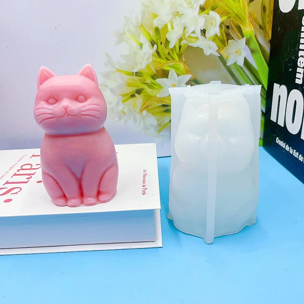 3D Fette Katze Tier-Silikonfor – Candle Making Fat Bewertung und Preis