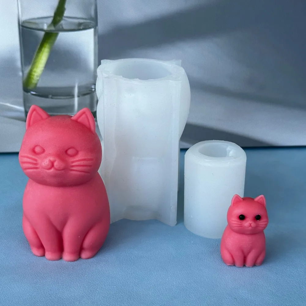 3D Fette Katze Tier-Silikonfor – Candle Making Fat Bewertung und Preis