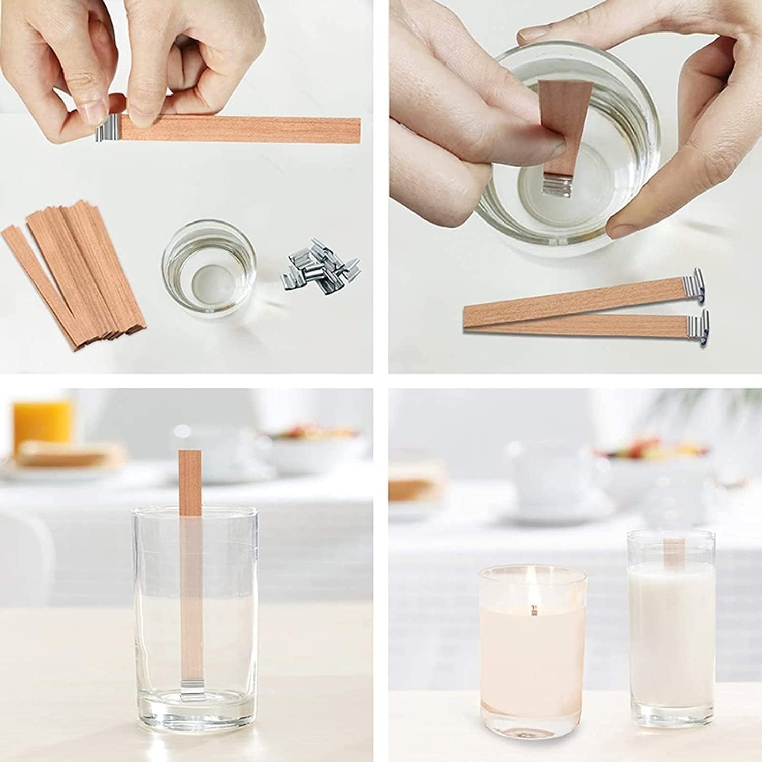 1-5 Packungen Holz-Kerzendocht – Wood Wick Crackle Bewertung und Preis