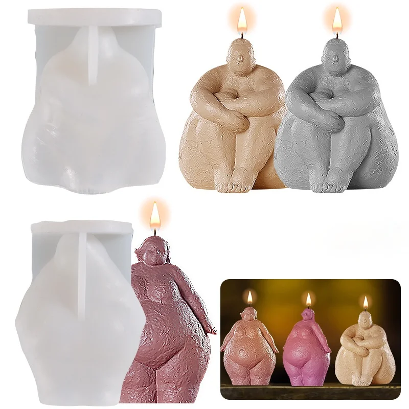 Neue Abstrakte Körper Silikon  – Candle Making Fat Bewertung und Preis