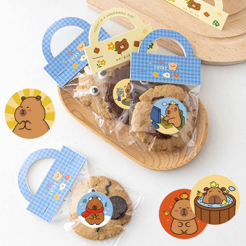 500 Stück/Packung Capybara-Auf – Label Sticker Round Bewertung und Preis
